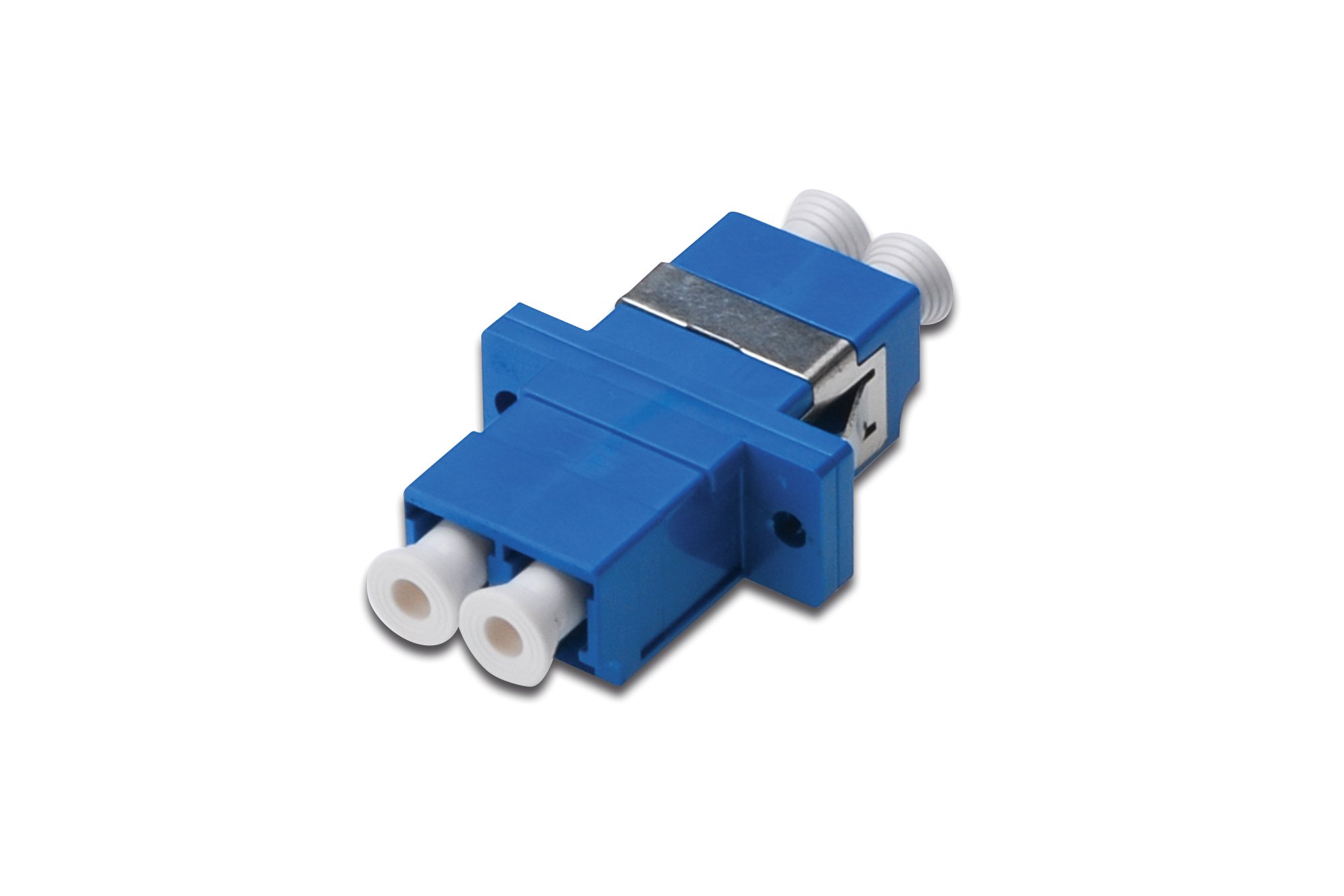 DIGITUS Fibre Optic Coupler - LC/LC - OS2 - Duplex - Singlemode - Ceramic sleeve - Blue