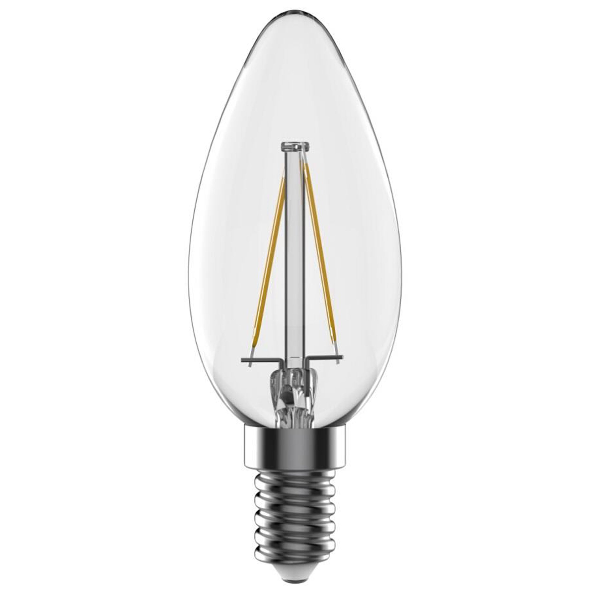Liteway Filament 4w SES E14 LED Bulbs, 400 Lumen, Warm White, 40w Traditional Replacement