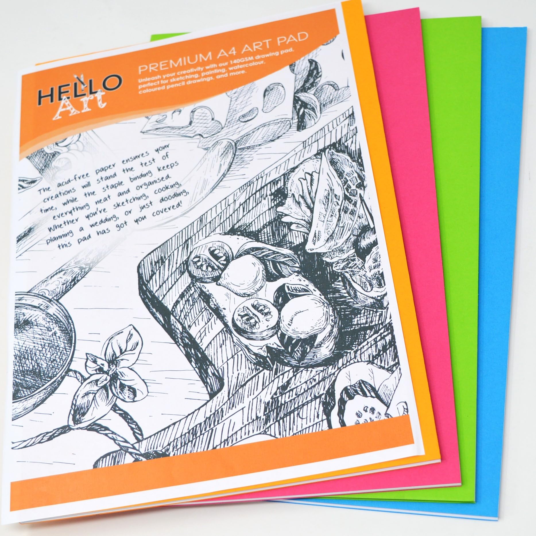 World of Paper Doodle n' Art Sketch Book - Vibrants