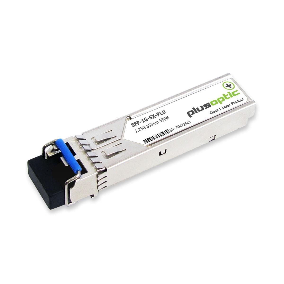 Plusoptic SFP-1G-SX-PLU - 1G MM SFP 2KM SC, Works with Allied Telesis, Netgear,D Link, TP link, Ubiqiti, Zyxel and Ruckus