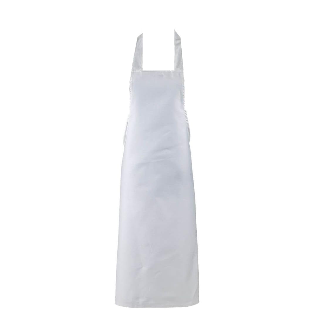 Westward Ho! White Unisex Cooking Apron –Polyester, One Size, Machine Washable, 1 Pack, Professional Chef & Home Kitchen Use