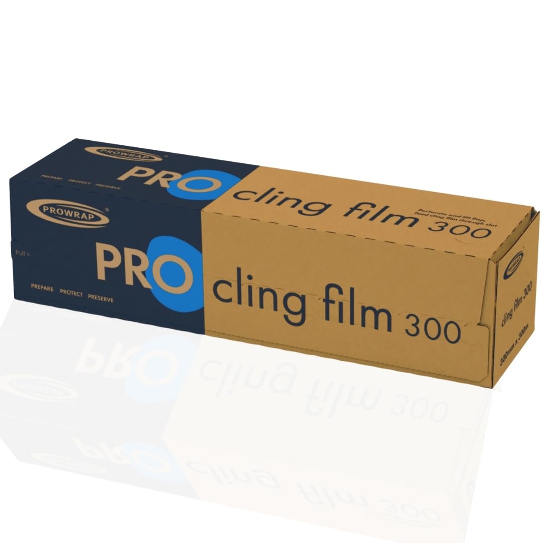 PROWRAP | Cling Film Great for Professional Catering Kitchens | 300mm x 300m - Professional Grade | Single Roll