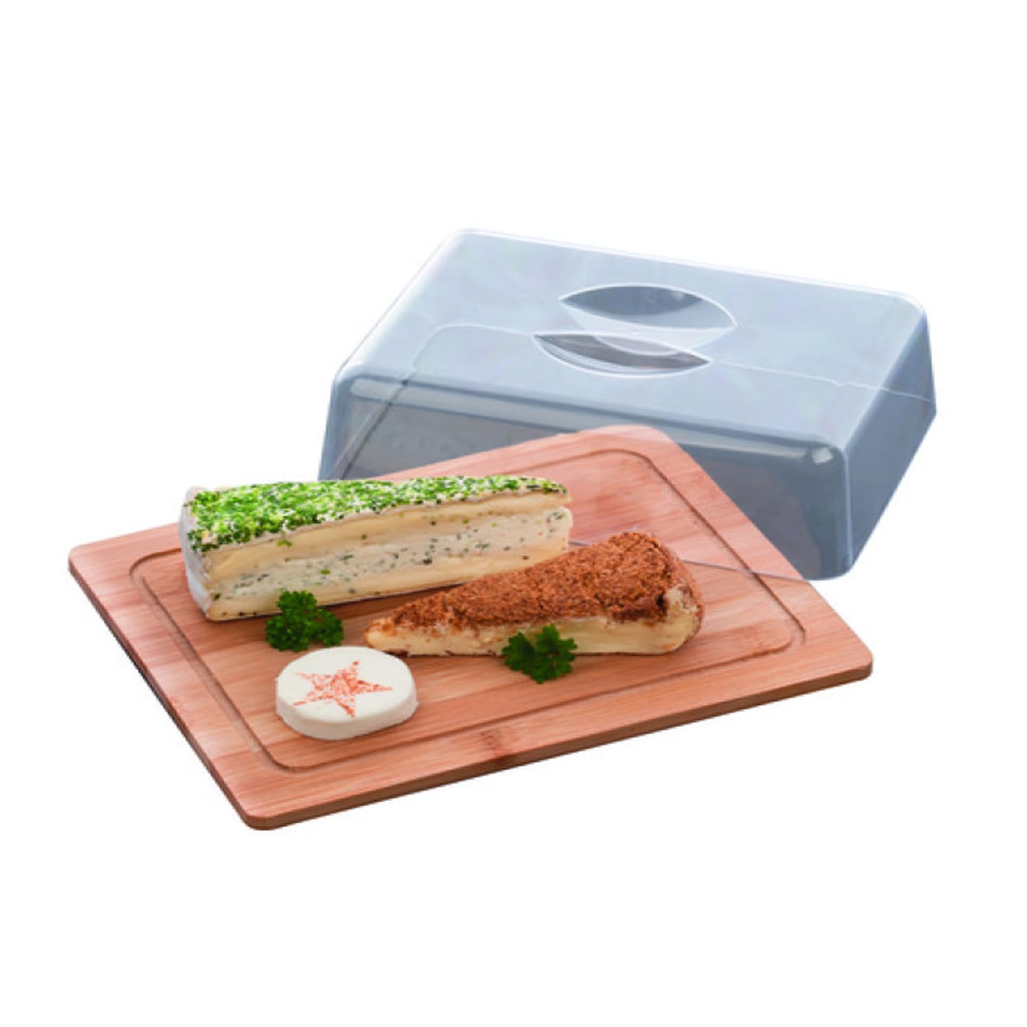 Cheese Cover Bamboo 25 x 20 cm beige