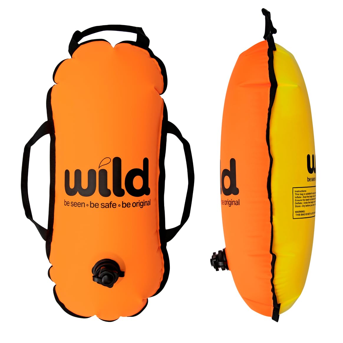 Dippy WILD Swimming Float | Swim Buoy | Tow Float for Open Water Swimming Float | Swimming Buoy Open Water | Wild swimming Accessories | Swimmers, Triathletes