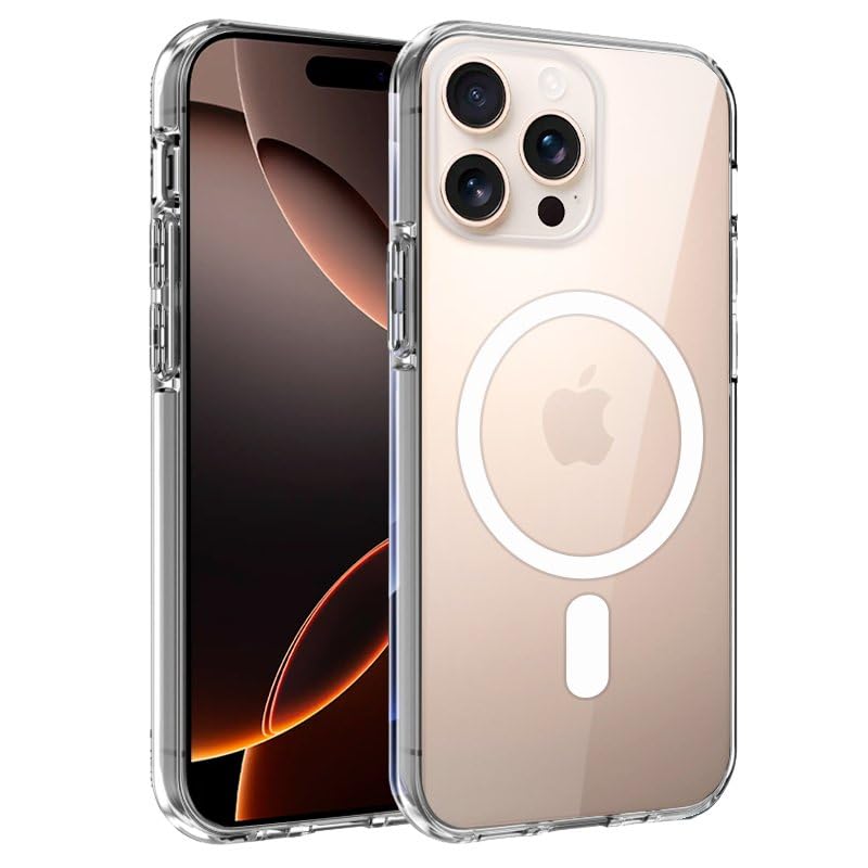 Cool Case for iPhone 16 Pro MAX Magnetic Transparent