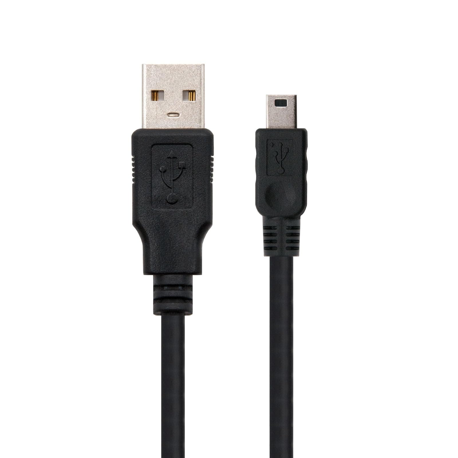 Brightium USB 2.0 cable for connecting devices Type A Male to Mini USB 5 Pin Male Length 1.8m Ideal for distant connections Perfect for syncing and charging devices.