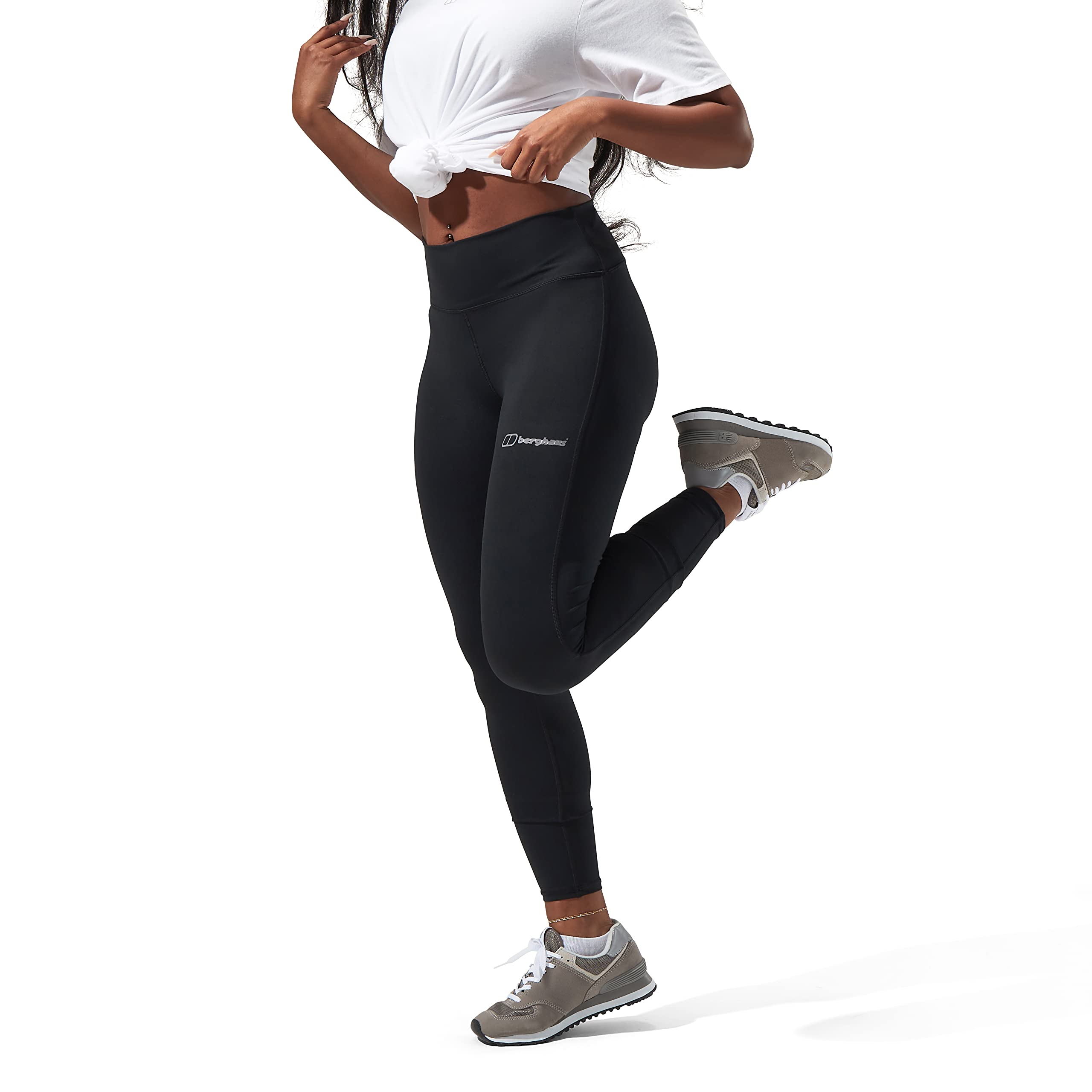 Berghaus Women's Core Leggings | Comfortable Fit | Breathable Pants, Red Rust, 10