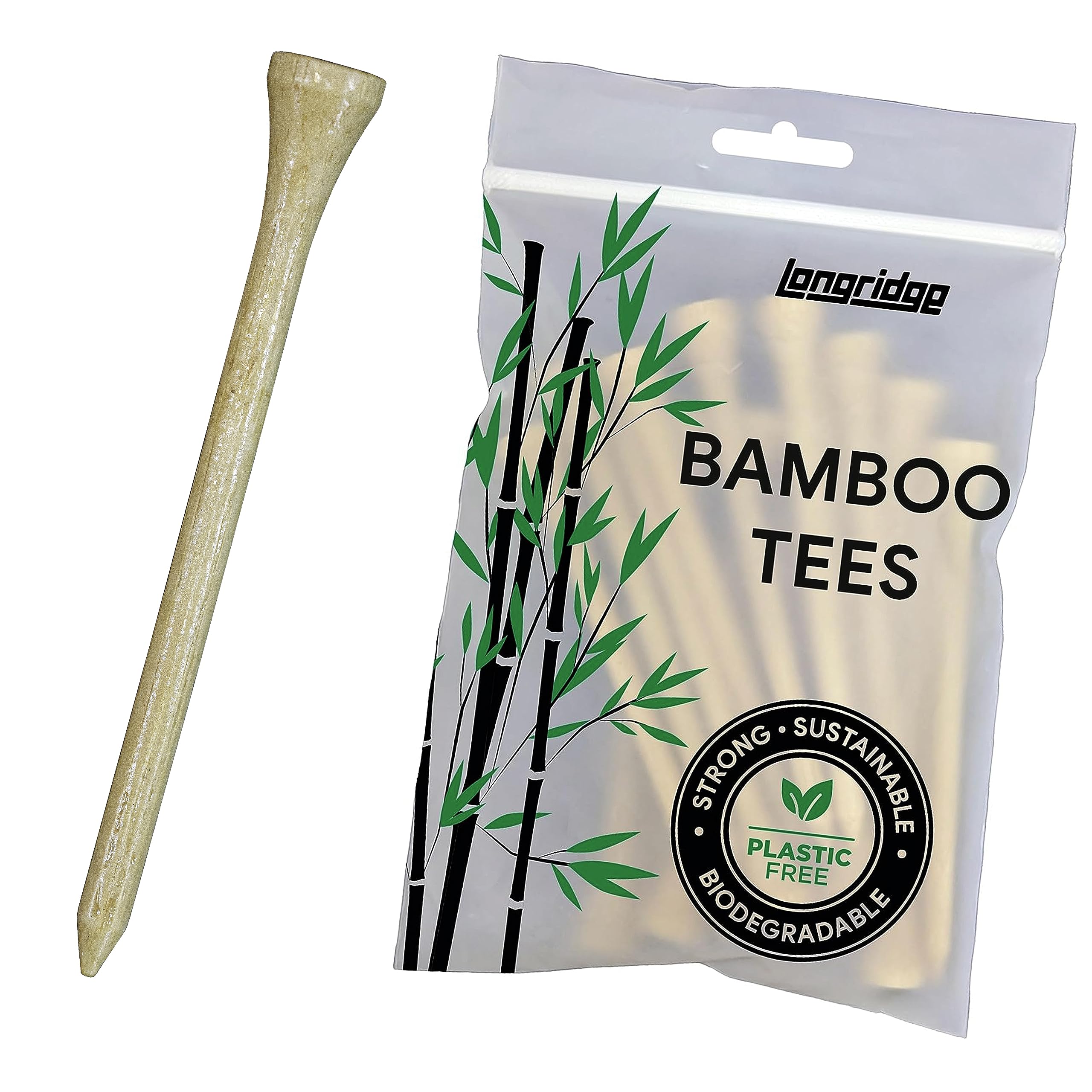 Longridge BAMBOO TEES 83MM NATURAL (85 PCS)