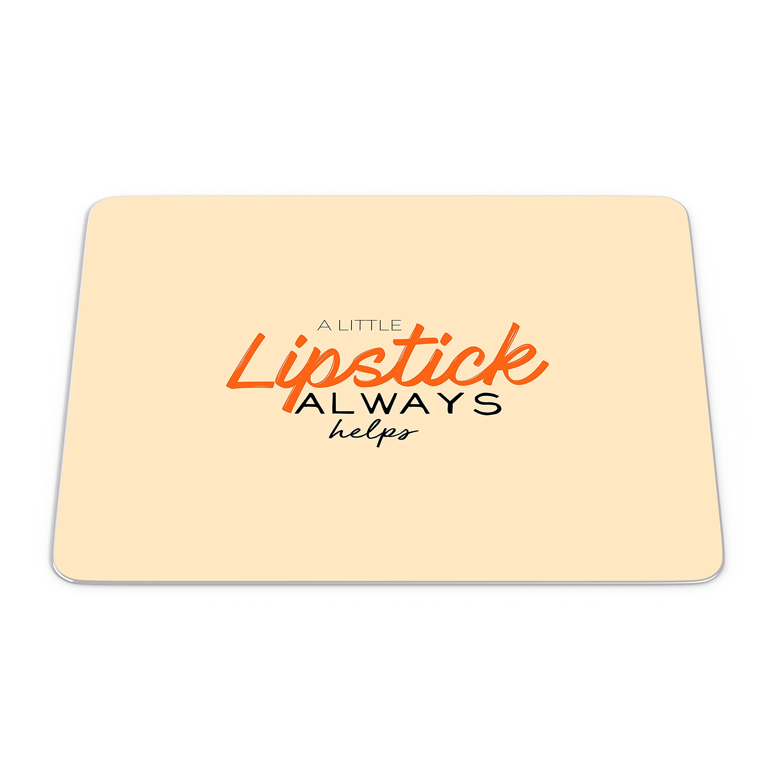 Bonamaison, Rectangle Pop Art Digital Printed Mouse Pad, Non-Slip Base, for Office and Home, Size: 22 x 18 cm