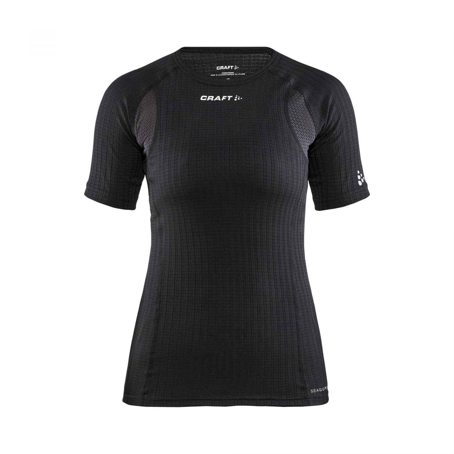 Craft Active Extreme x Round Neck Short Sleeve Women Baselayer - Black, Small
