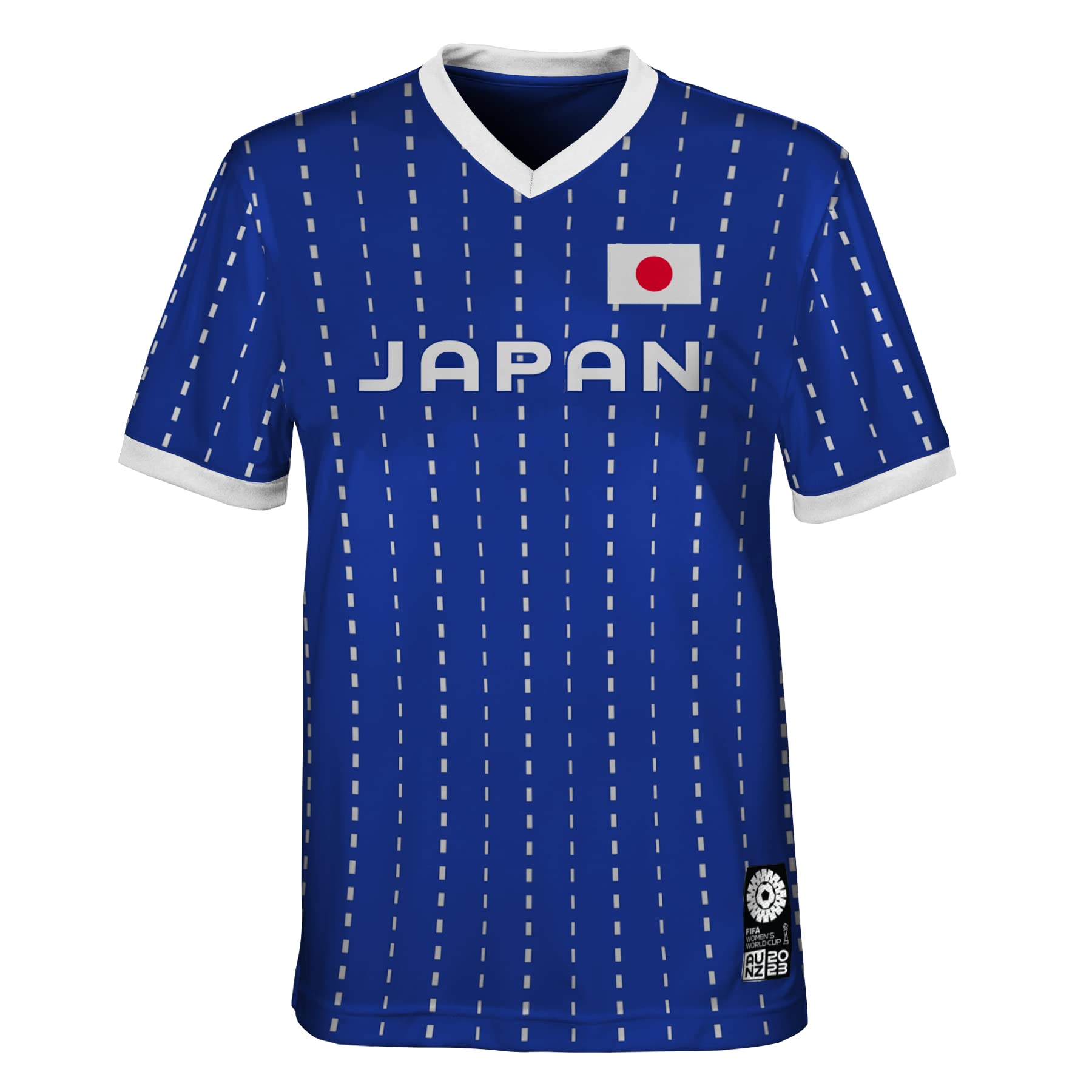 Official 2023 Women's Football World Cup Youth Team Shirt, Japan, Blue, 8-10 Years