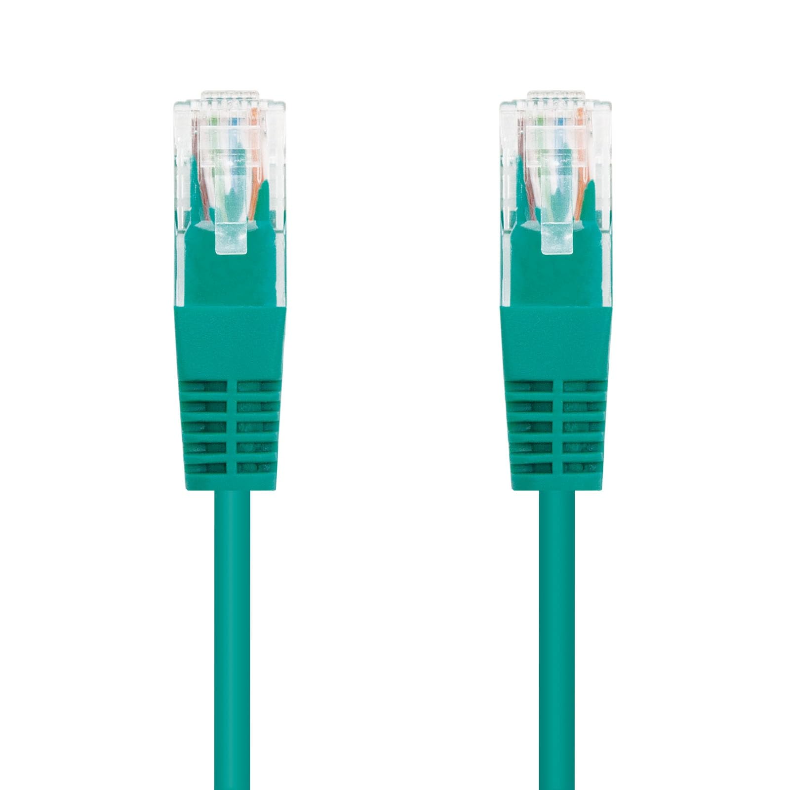 Category 6 UTP Network Patch Cable AWG24 Gauge Green with a length of 3 meters. Ideal for connecting devices on a LAN network, ensuring high speed and stability in the