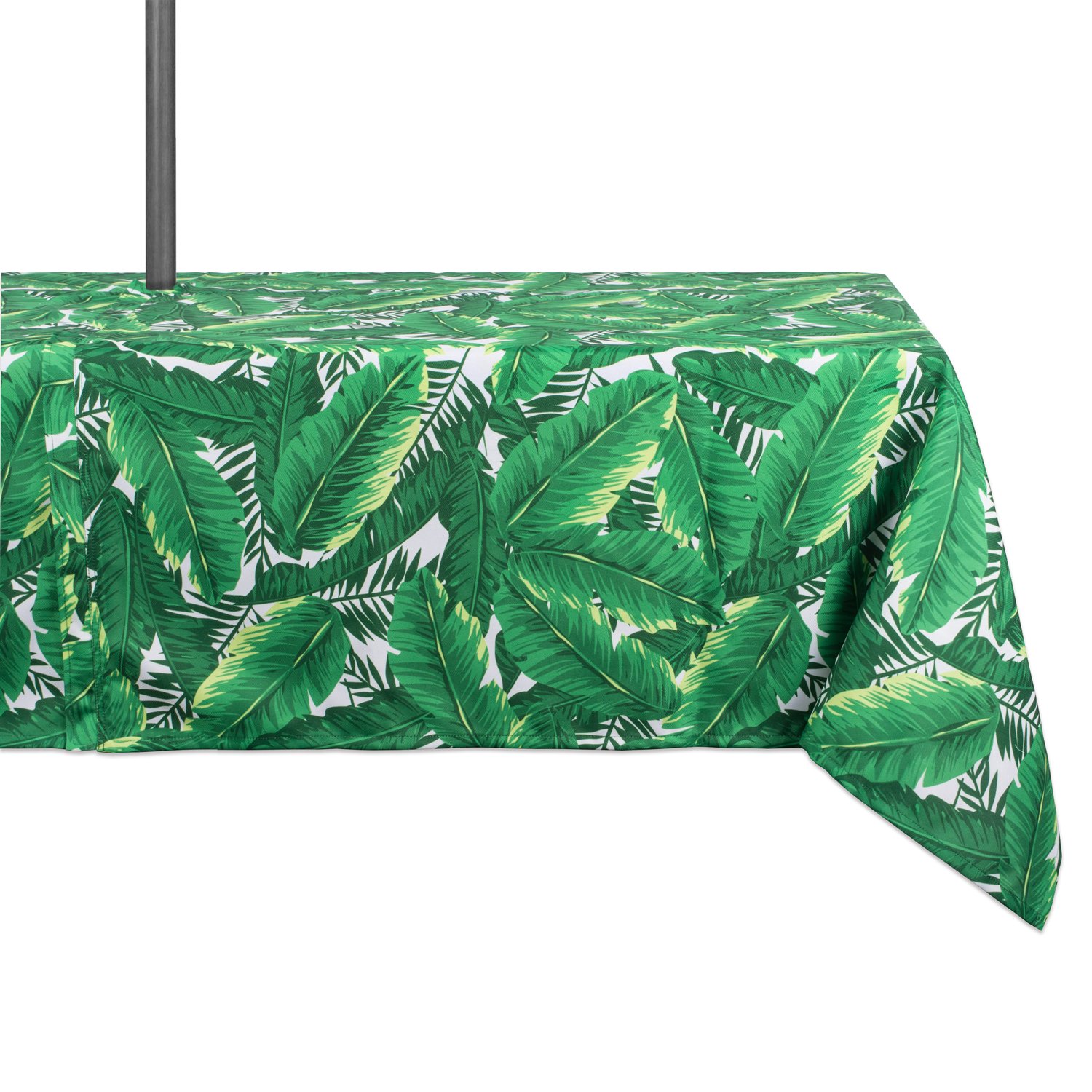 DII Stain Resistant & Waterproof, Polyester, Banana Leaf, 60x84 w/Zipper