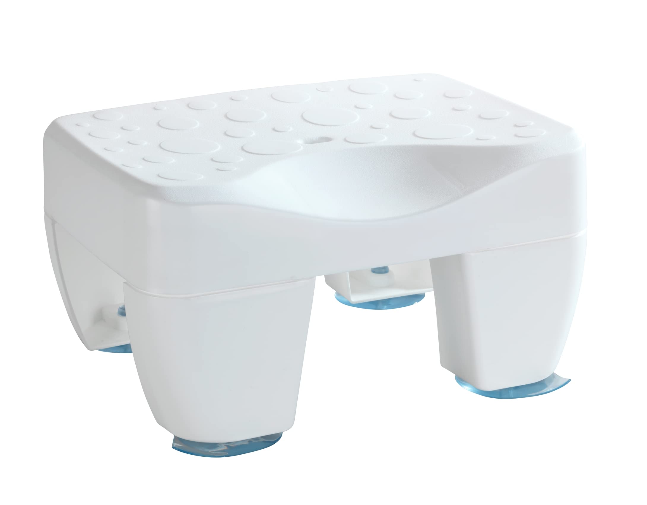 WENKO Secura Bath Chair, White, Plastic, 150 kg Load Capacity
