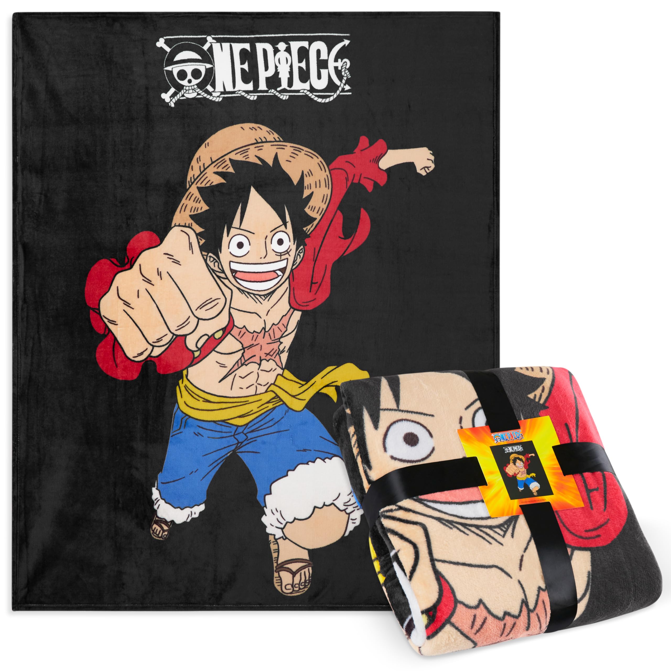 One Piece Fleece Blanket Super Soft Blanket Throw Bed Accessories 150 x 130cm Sofa Throw Bed Blankets Anime Gifts