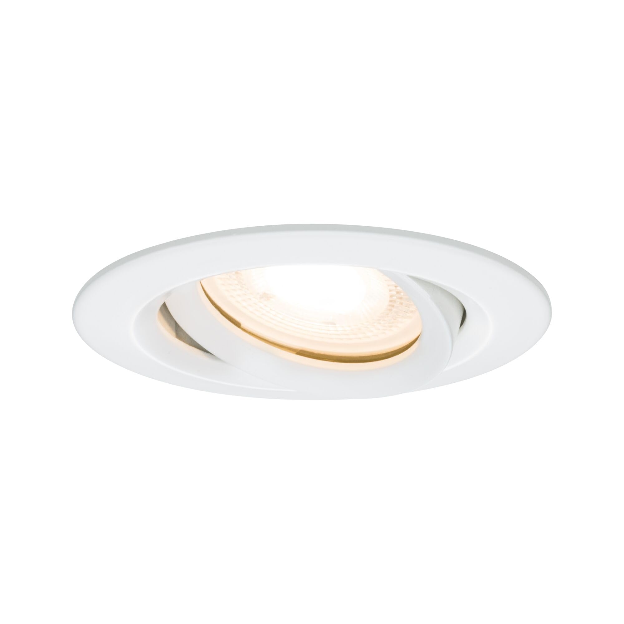 Paulmann 92897 Premium Recessed Light Set Name IP65 swiveling LED 1x7W 230V GU10 51mm White m/alu zinc