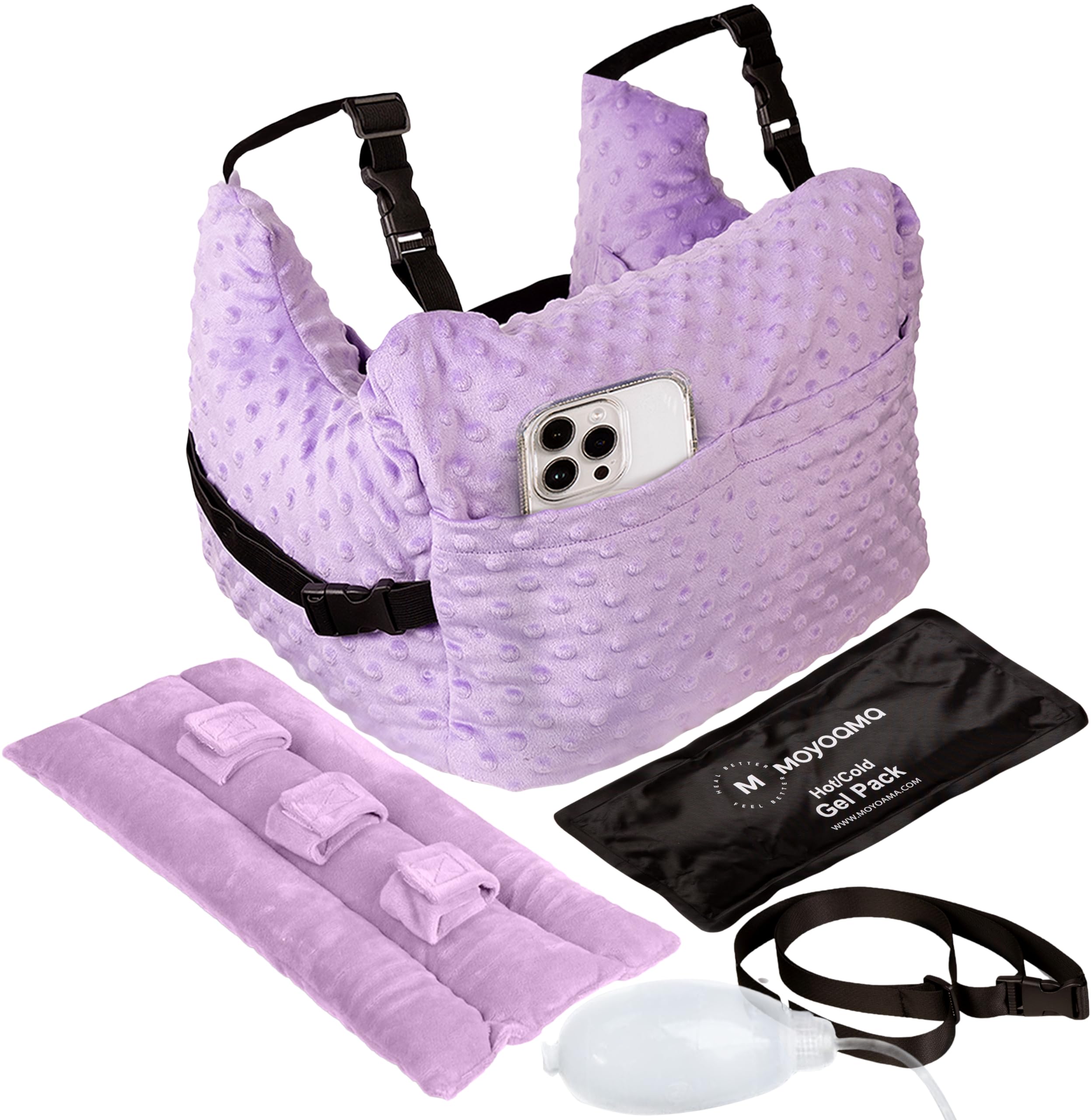 MOYOAMA Post Mastectomy Pillow - Post Surgery Pillow for Car, Breast Reduction & Augmentation Patients, Breast Pillow After Heart Surgery Pillow, Mastectomy Recovery Must Haves, Post Surgery Gift