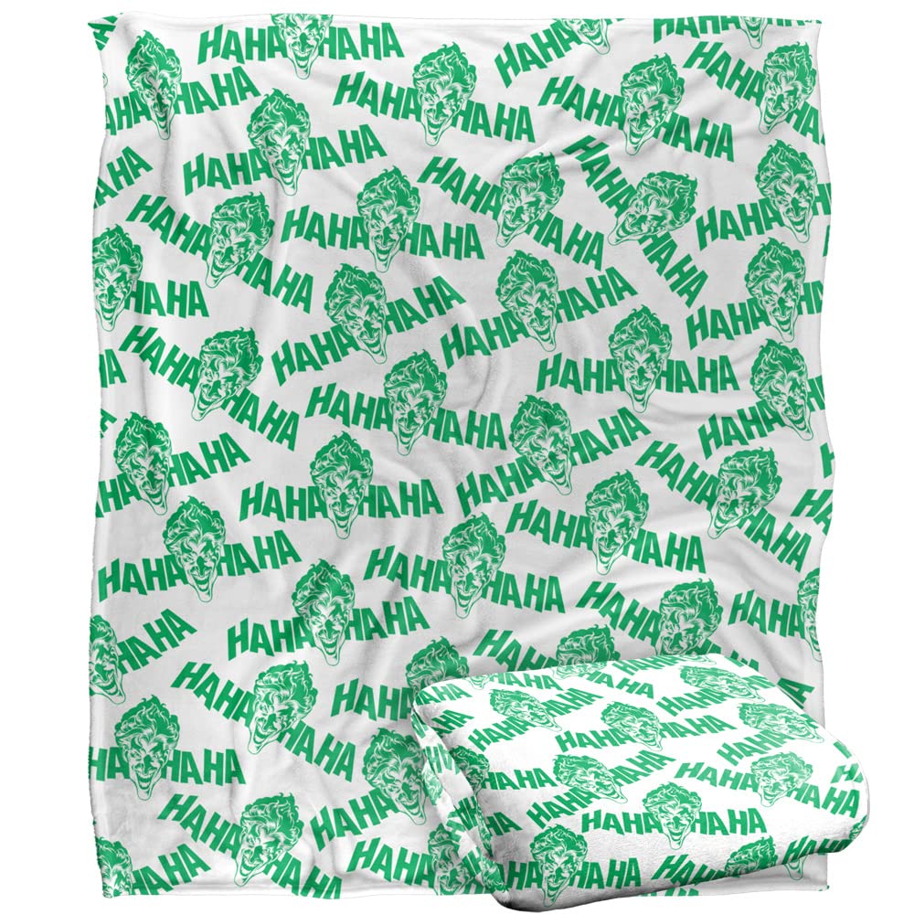 BATMAN Laughing at You Officially Licensed Silky Touch Super Soft Throw Blanket 152 x 127 cm