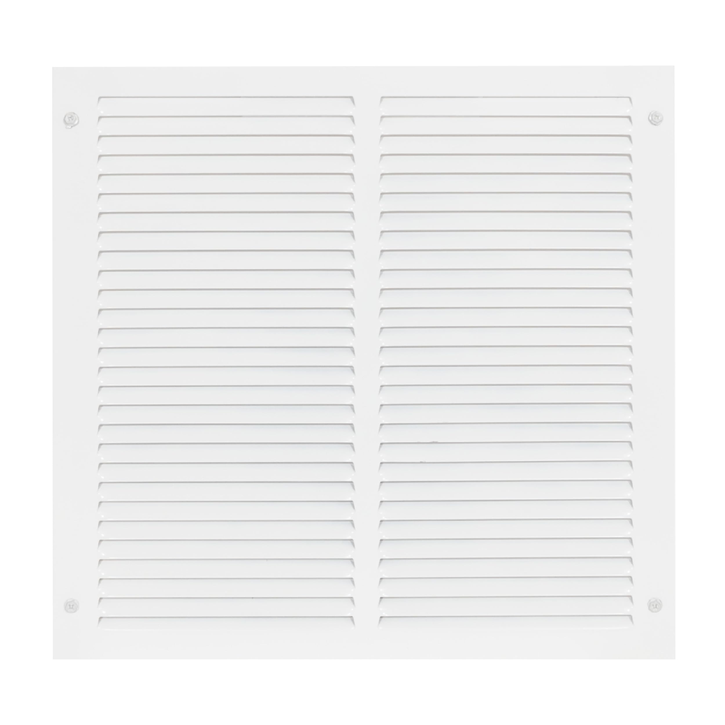 EZ-FLO 61641, White Return Air Grille, 16 inch x 16 inch Opening, 16" x 16"