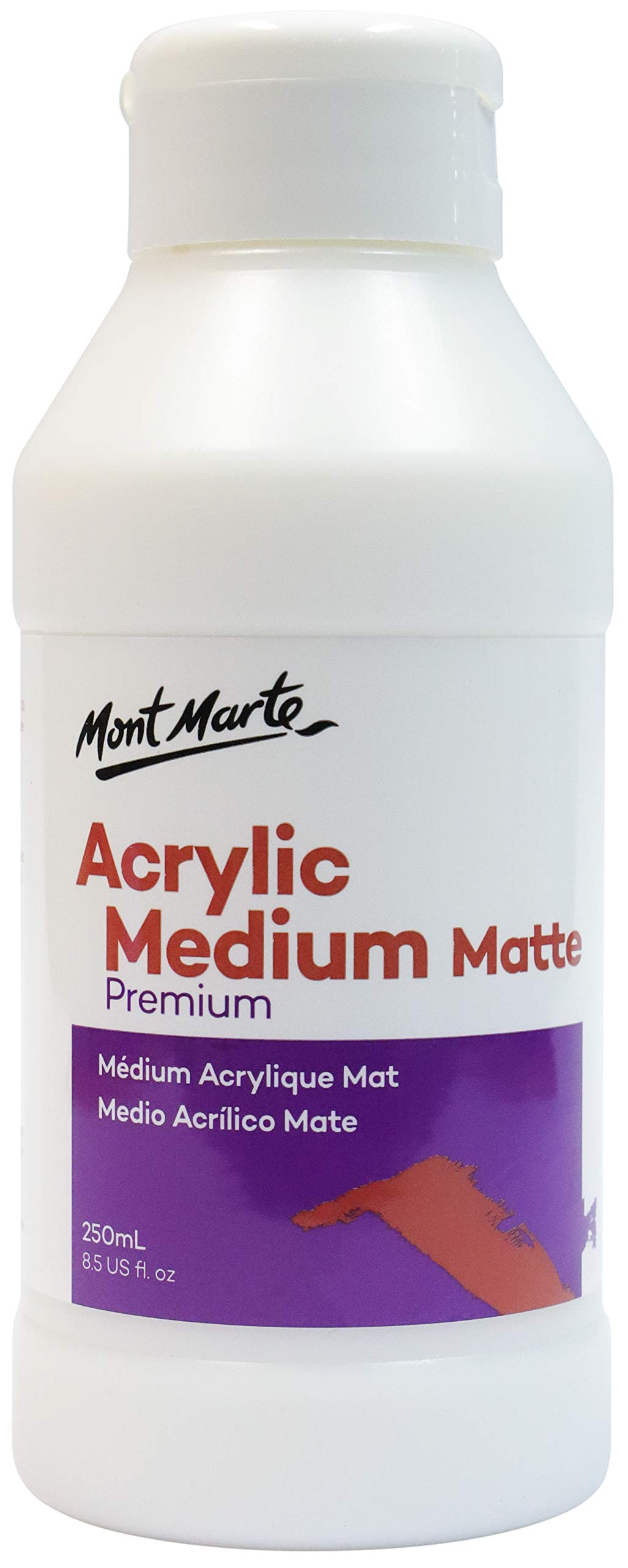 MONT MARTE Acrylic Medium Matte 8.45oz (250ml)