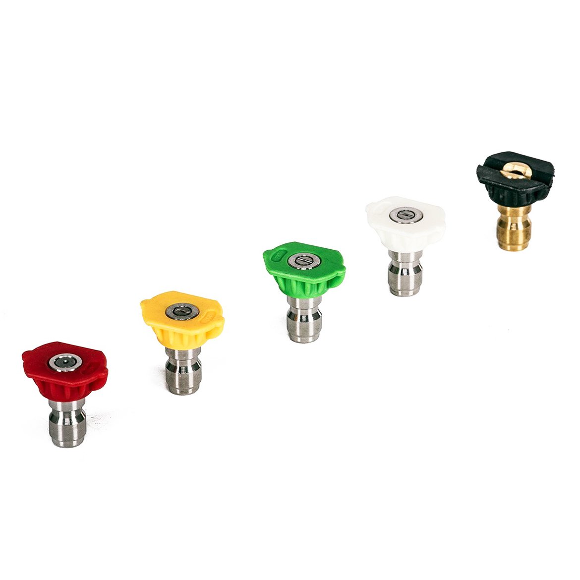 Greenworks 3300 PSI Universal Pressure Washer Spray Tip Attachments (5 Pack) 5202402