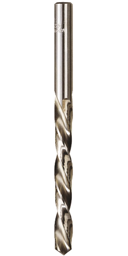 wolfcraft HSS Metal Drill Bit, ground I 7536010 I For drilling into hard materials