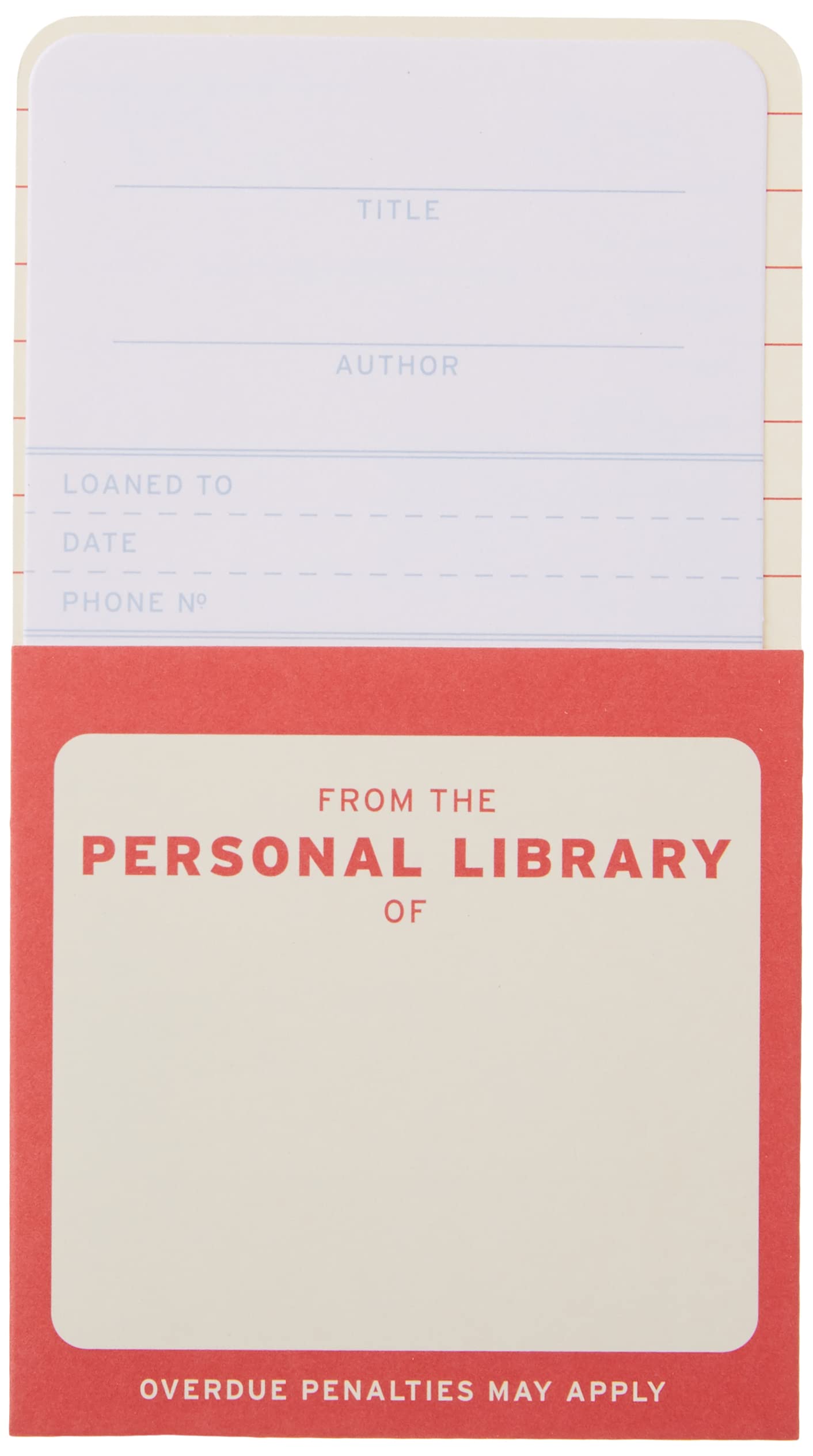 Knock Knock Personal Library Kit Refill (Pack of 2)