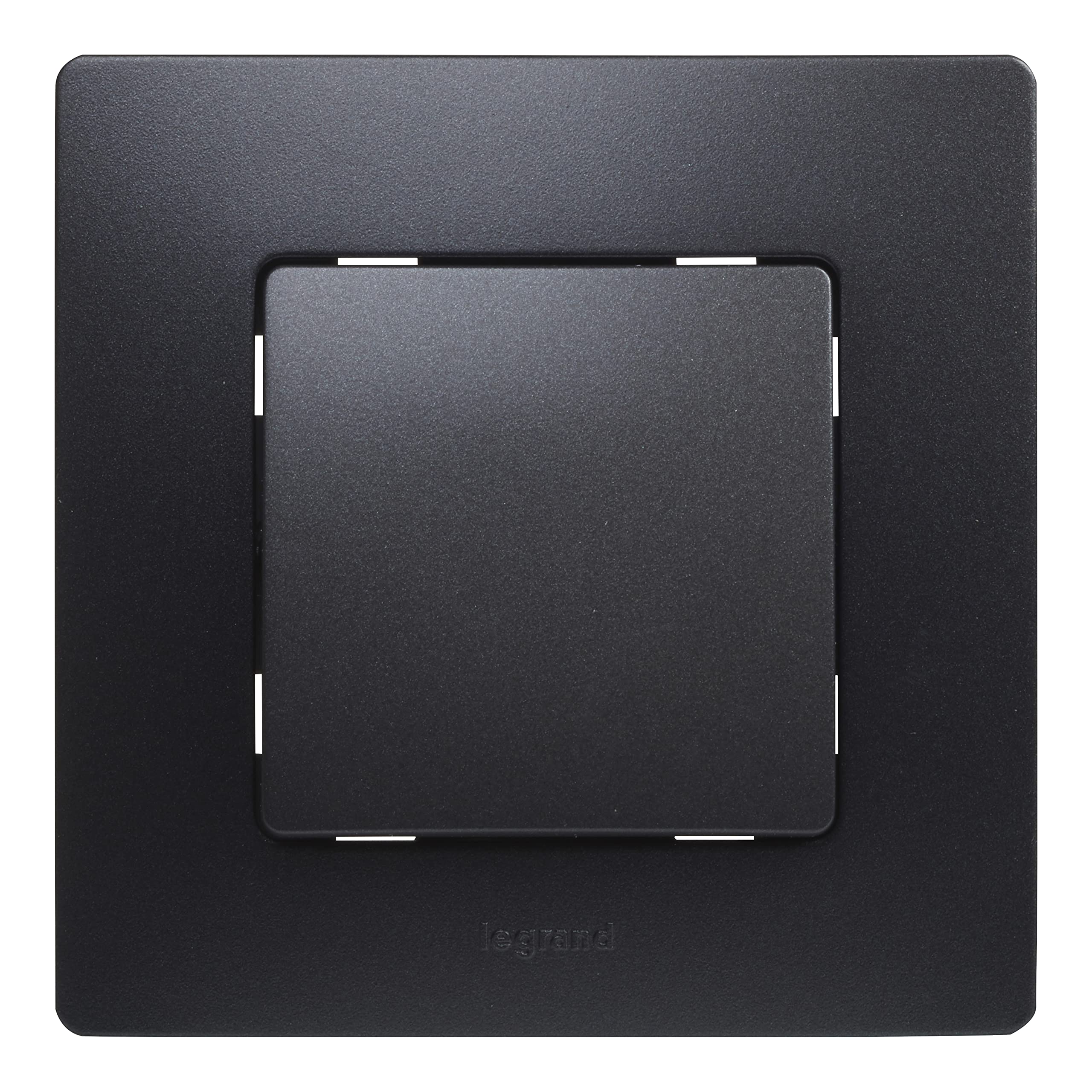 Legrand 396494 10A Niloé Monoblock Complete Mechanism Switch - Black