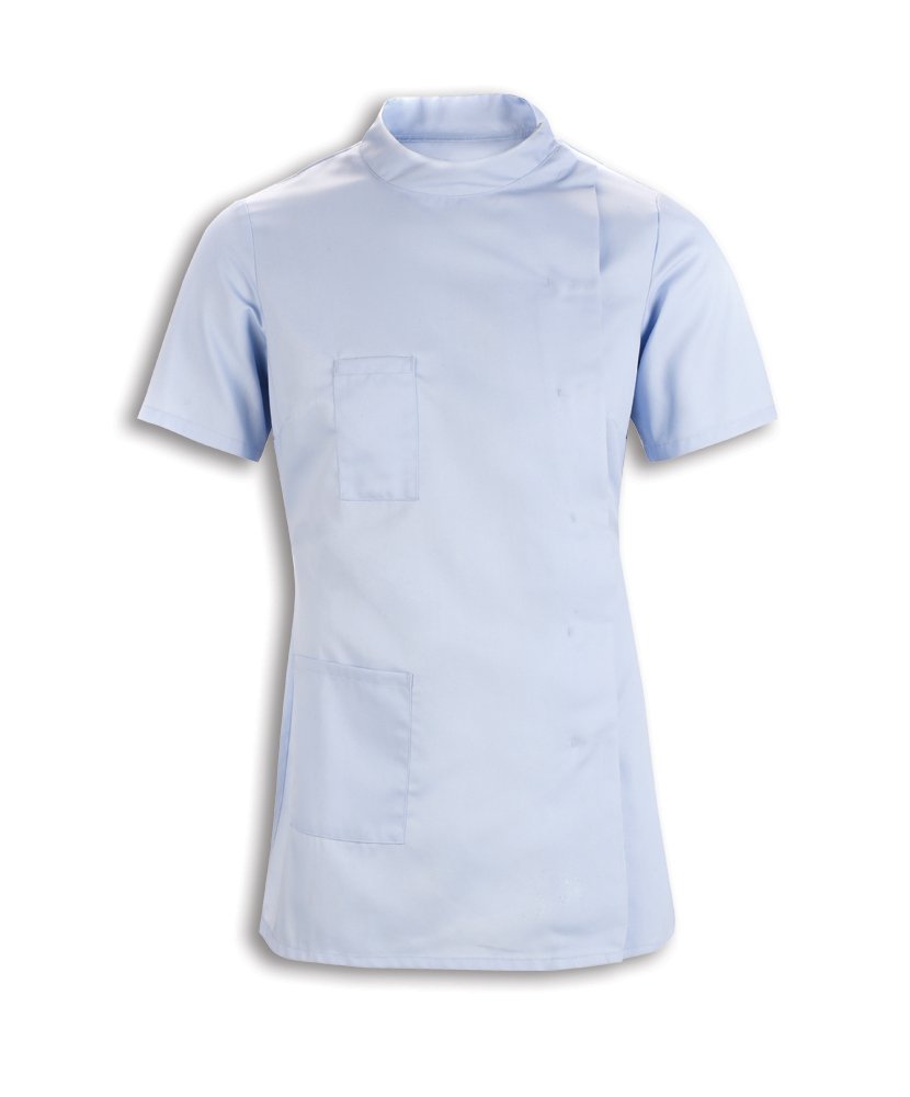 Alexandra AL-NF21PB-22 Series AL-NF21 Women's Dental Tunic, Plain, Size 22, Pale Blue