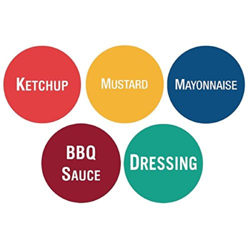 Vogue GJ070 FIFO Assorted Label, 37 mm Diameter (Pack of 120)