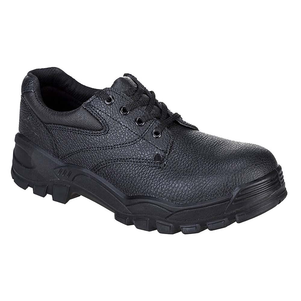 Portwest Steelite Protector Shoe S1P, Colour: Black, Size: 35, FW14BKR35