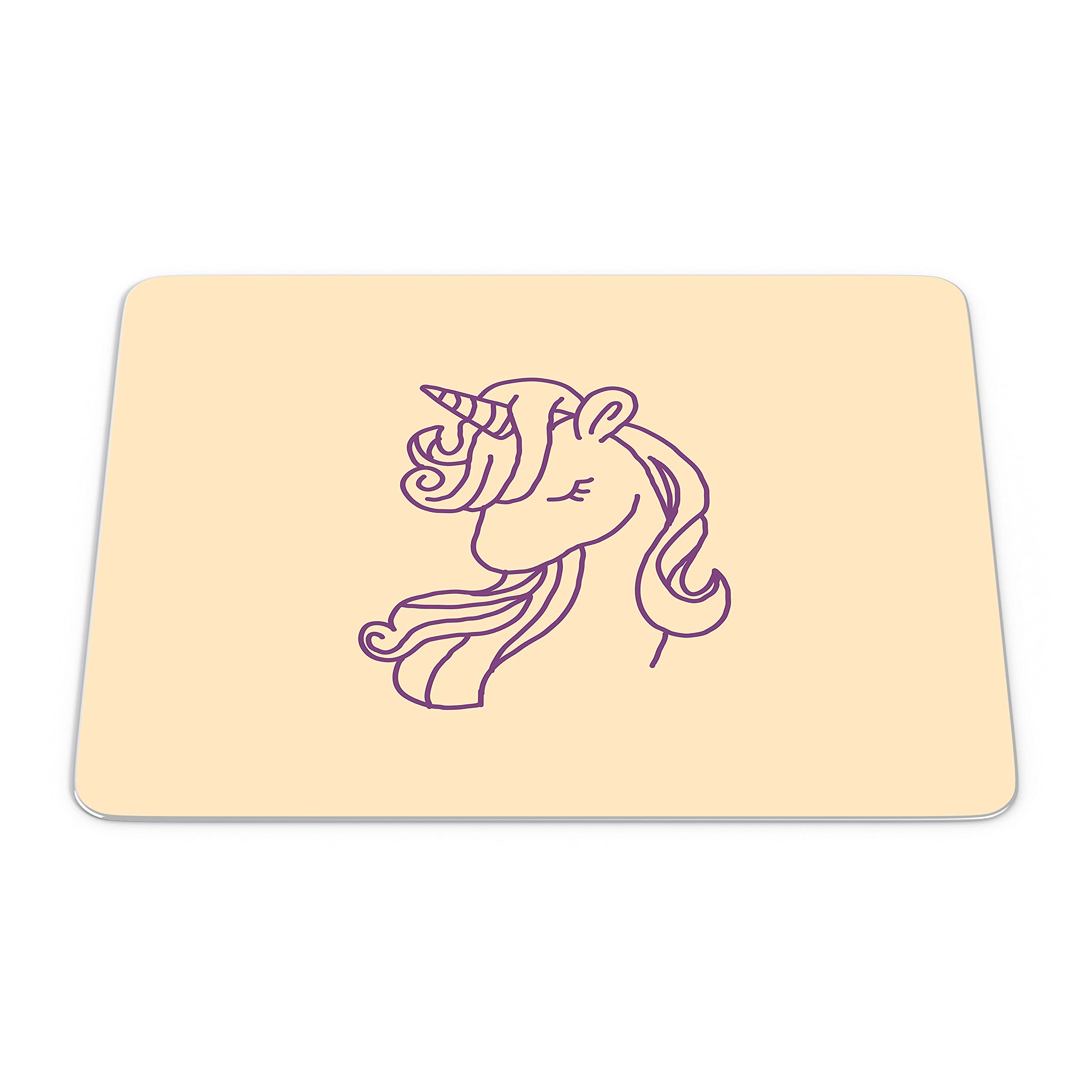 Questo Casa, Rectangle Digital Printed Mouse Pad, Non-Slip Base, for Office and Home, Size: 22 x 18 cm