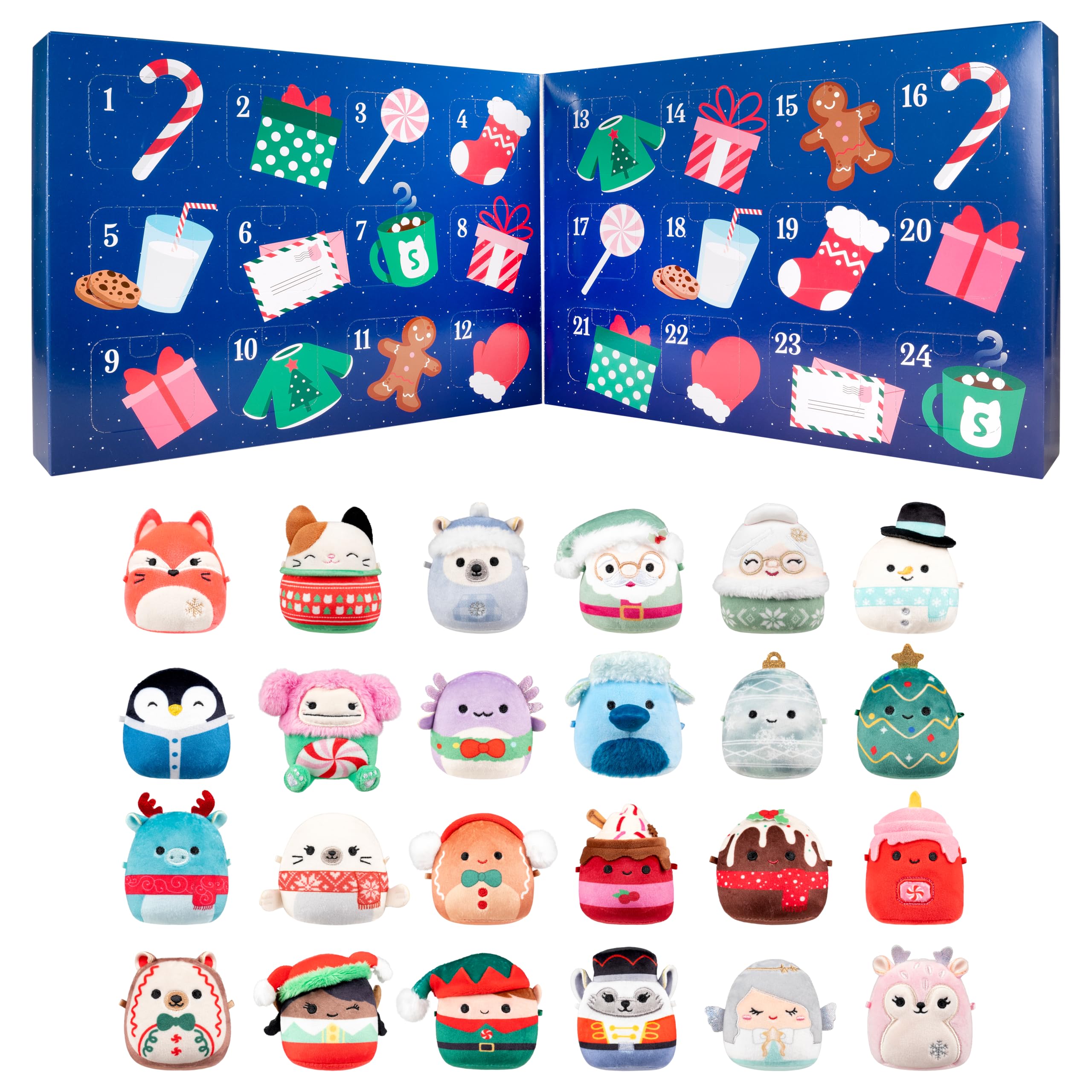 Squishmallows - Micromallows - 24 Pack - 2.5" - Advent Calendar - Style 1