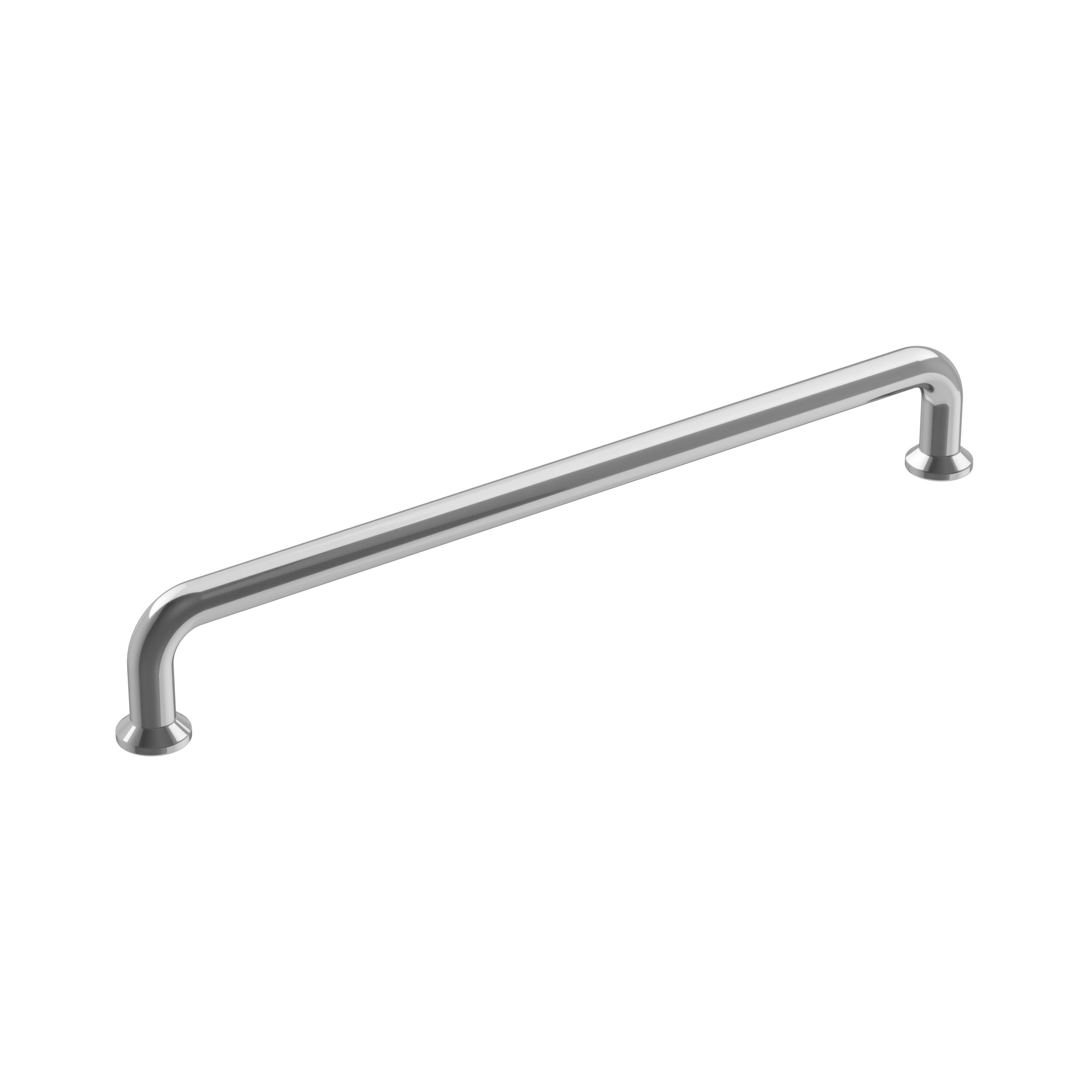 Amerock | Cabinet Pull | Polished Chrome | 7-9/16 inch (192 mm) Center-to-Center | Factor | 1 Pack | Drawer Pull | Cabinet Handle | Cabinet Hardware