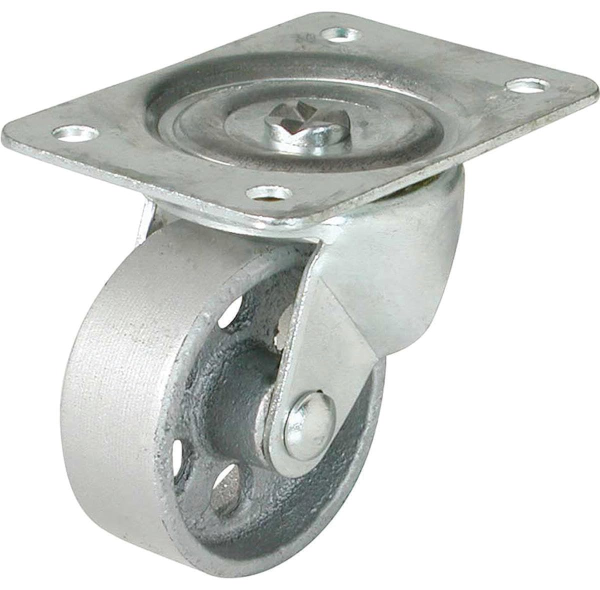 Shepherd Hardware 9174 2-Inch Cast Iron Swivel Plate Caster, 125-lb Load Capacity