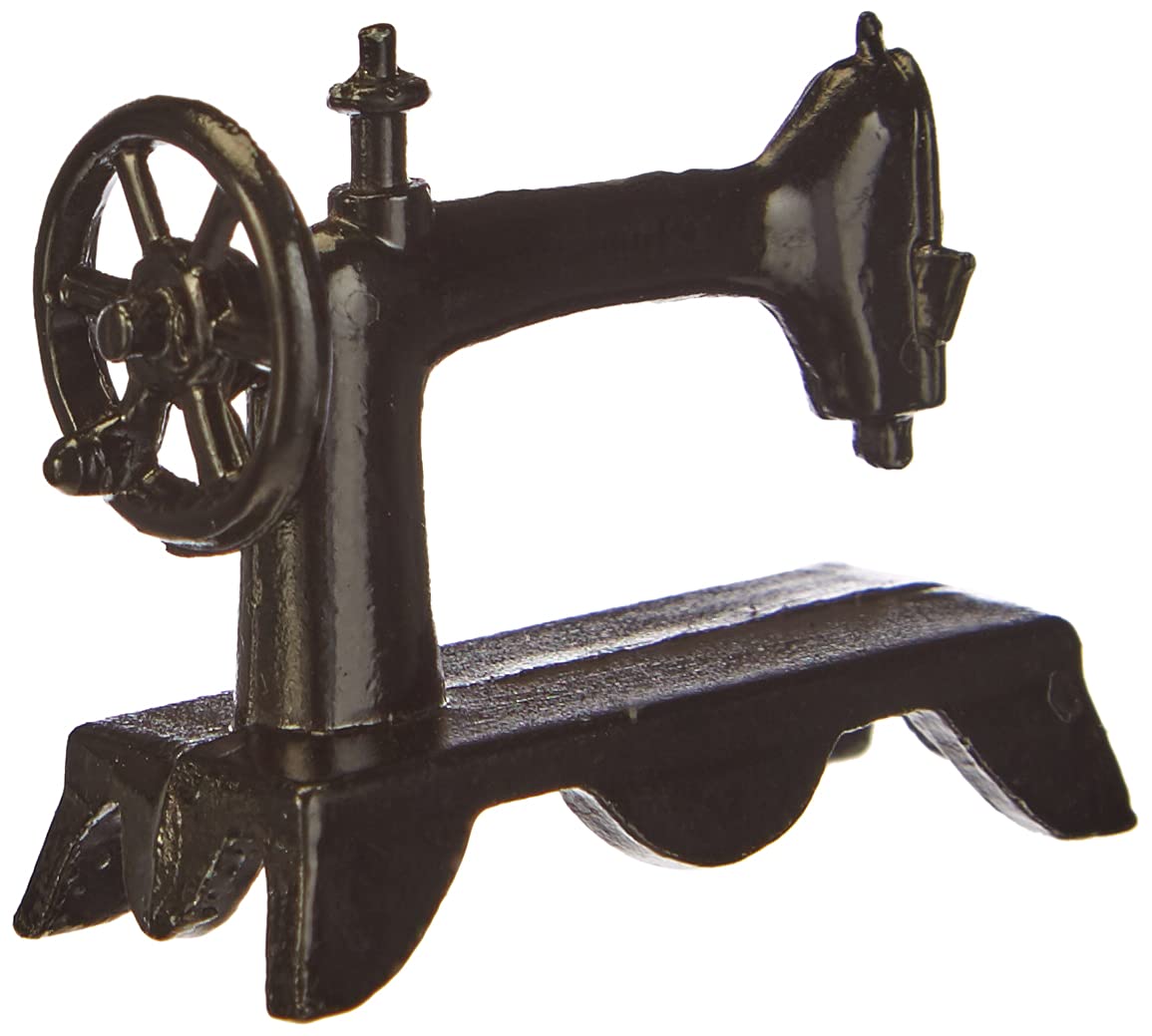 EFCO Miniature Sewing Machine Nostalgic 3 x 1,5 cm Black, Metal, 6 x 4 x 2 cm