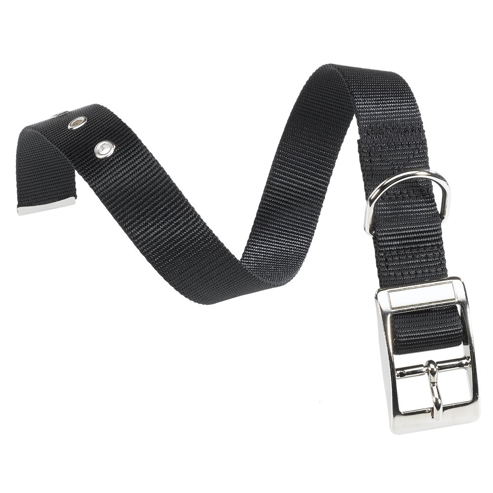 Ferplast Club Cf25 Nylon/53 Dog Collar, Adjustable from 45 to 43 cm Width 25 mm Black