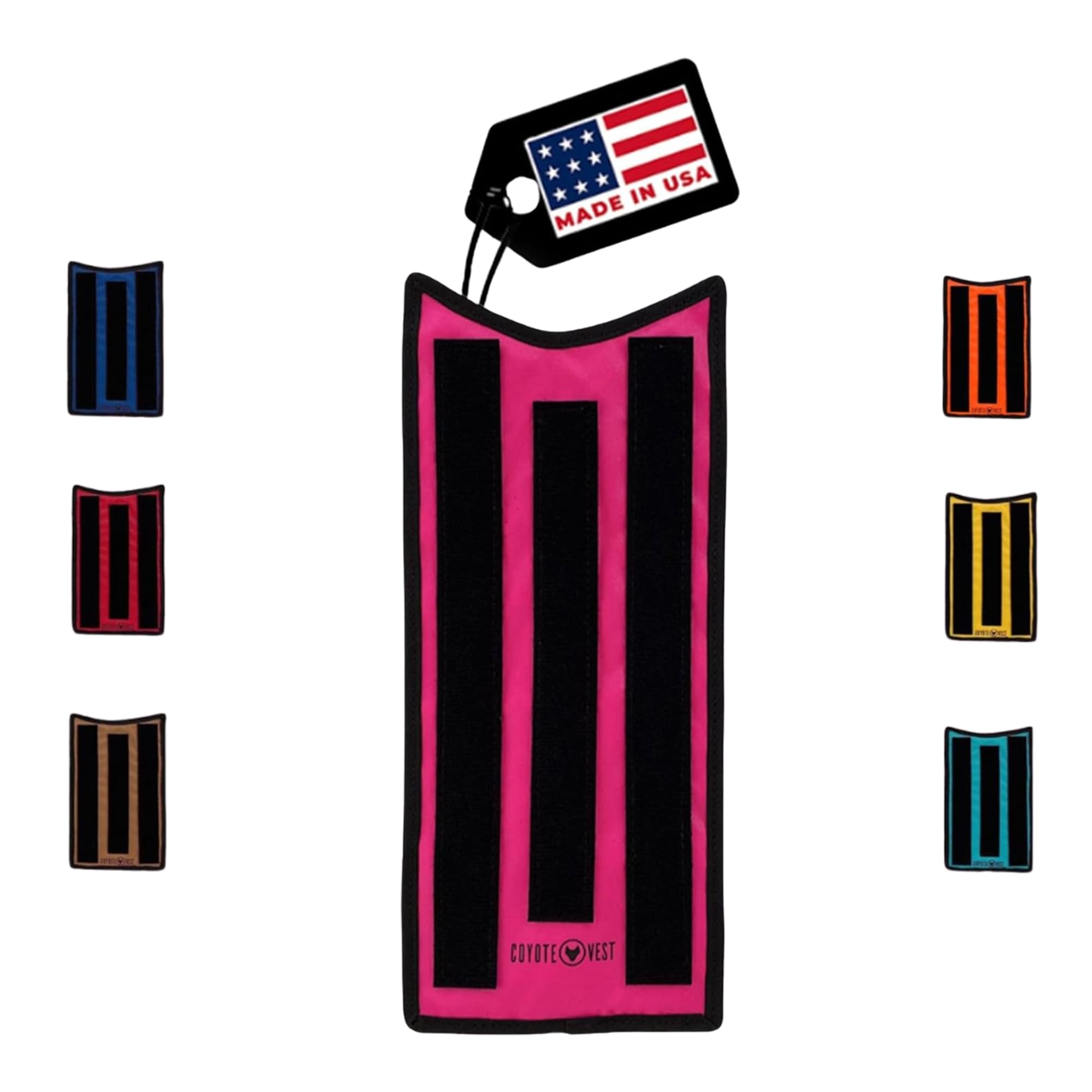 CoyoteVest HawkShield Pad for CoyoteVest or SpikeVest Dog Harness Vest, Protective Dog Accessories to Shield Your Pet from Raptor, Hawk, Coyote and Animal Attacks (Medium, Pink)