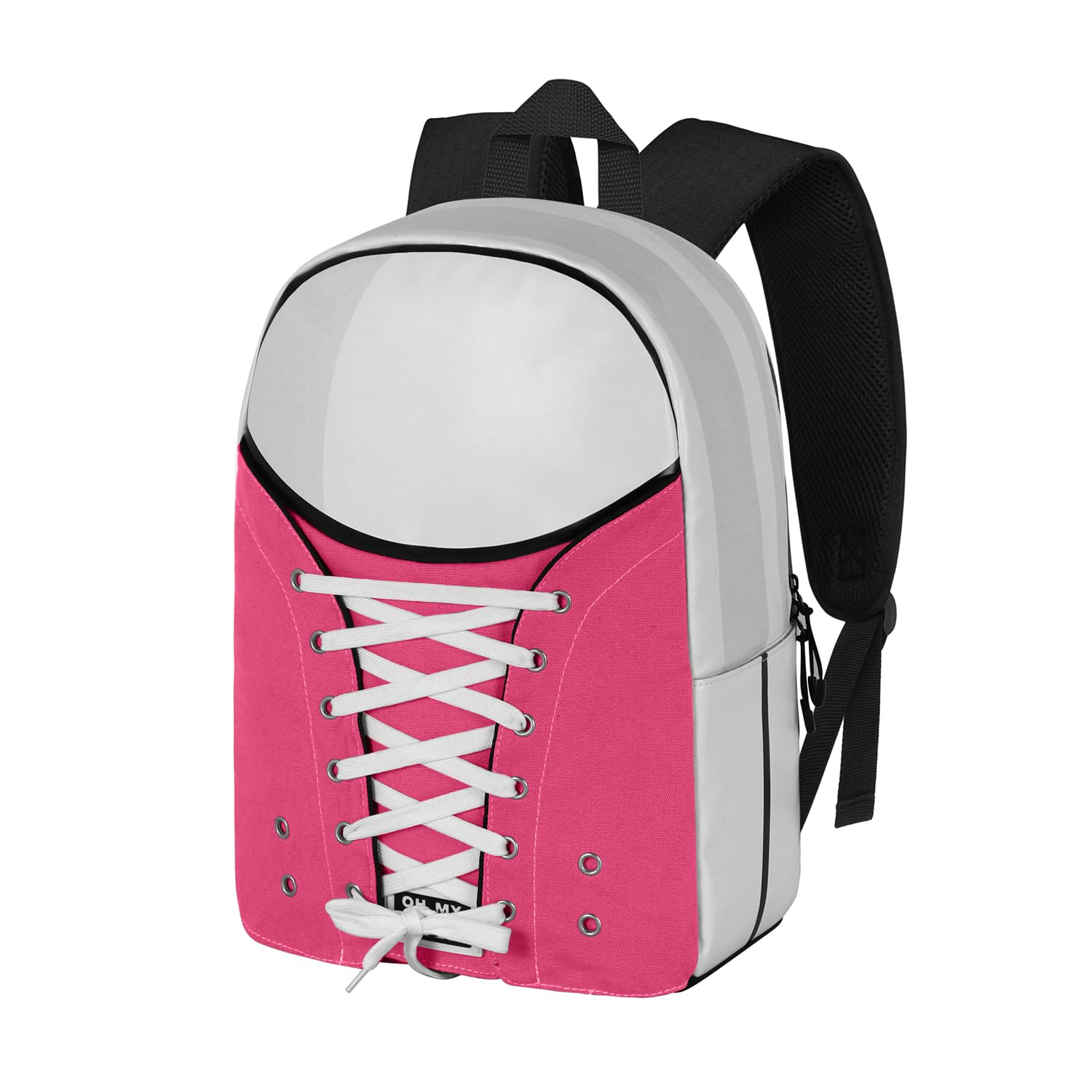 Oh My Pop Fuchsia-Sneakers Backpack, Fuchsia, 30 x 40cm, Capacity 20 L