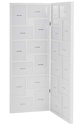 My Flair Picture Frame, MDF. Glass, White, 28,5 x 2 x 80,8 cm