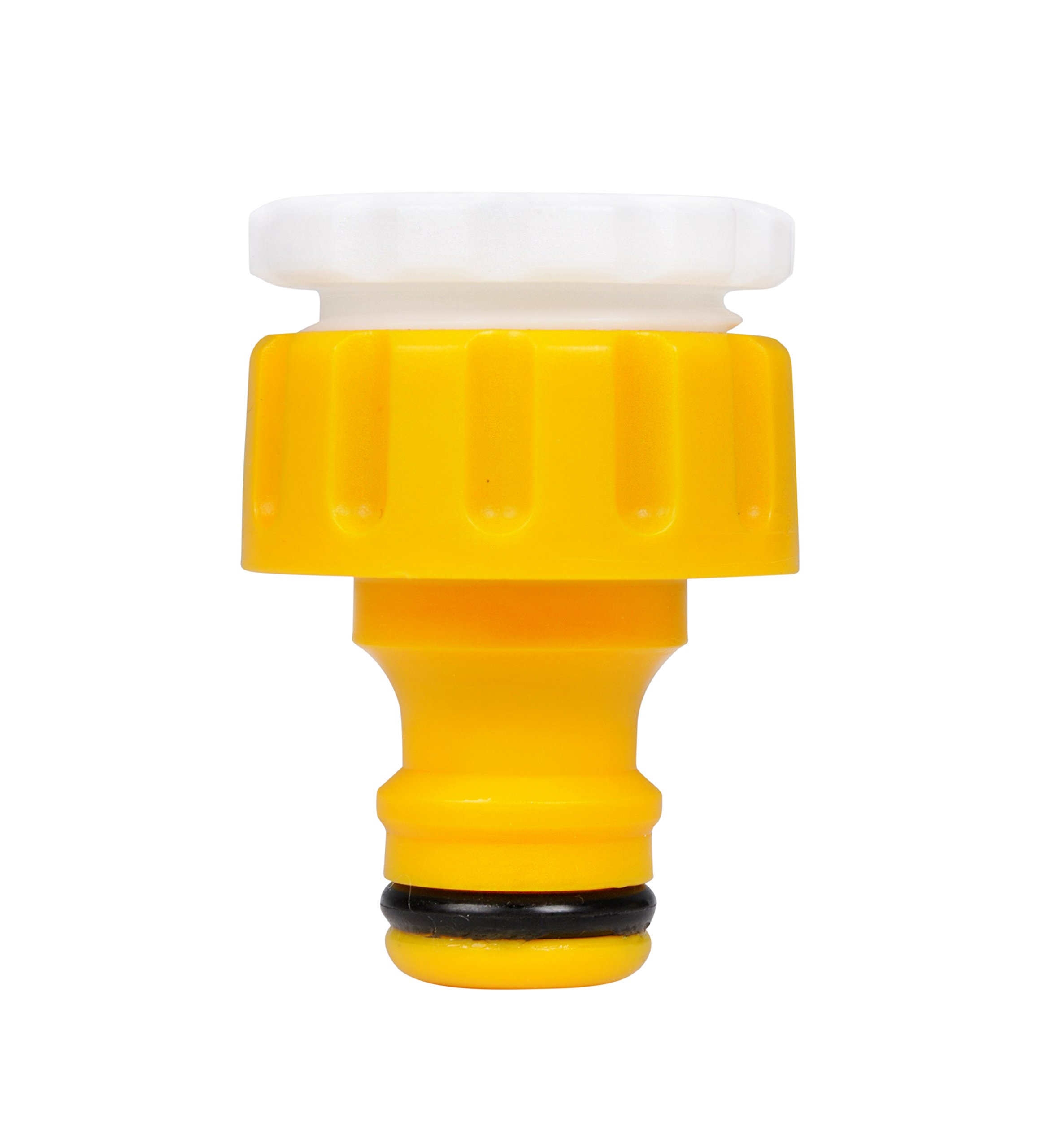 HOZELOCK - Outdoor Tap Connector ø 21mm - 26,5mm (1/2"- 3/4") : For Threaded Outdoor Taps, Watertight Connector, Adaptor to Connect a Garden Hose to the Tap, Easy and Robust [‎2175P9000]