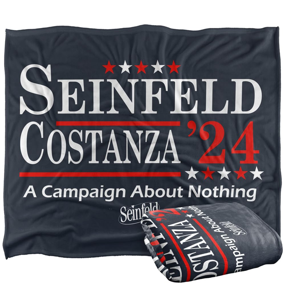 SEINFELD Costanza 24 Blanket, 152 x 127 cm Silky Touch Super Soft Throw Blanket