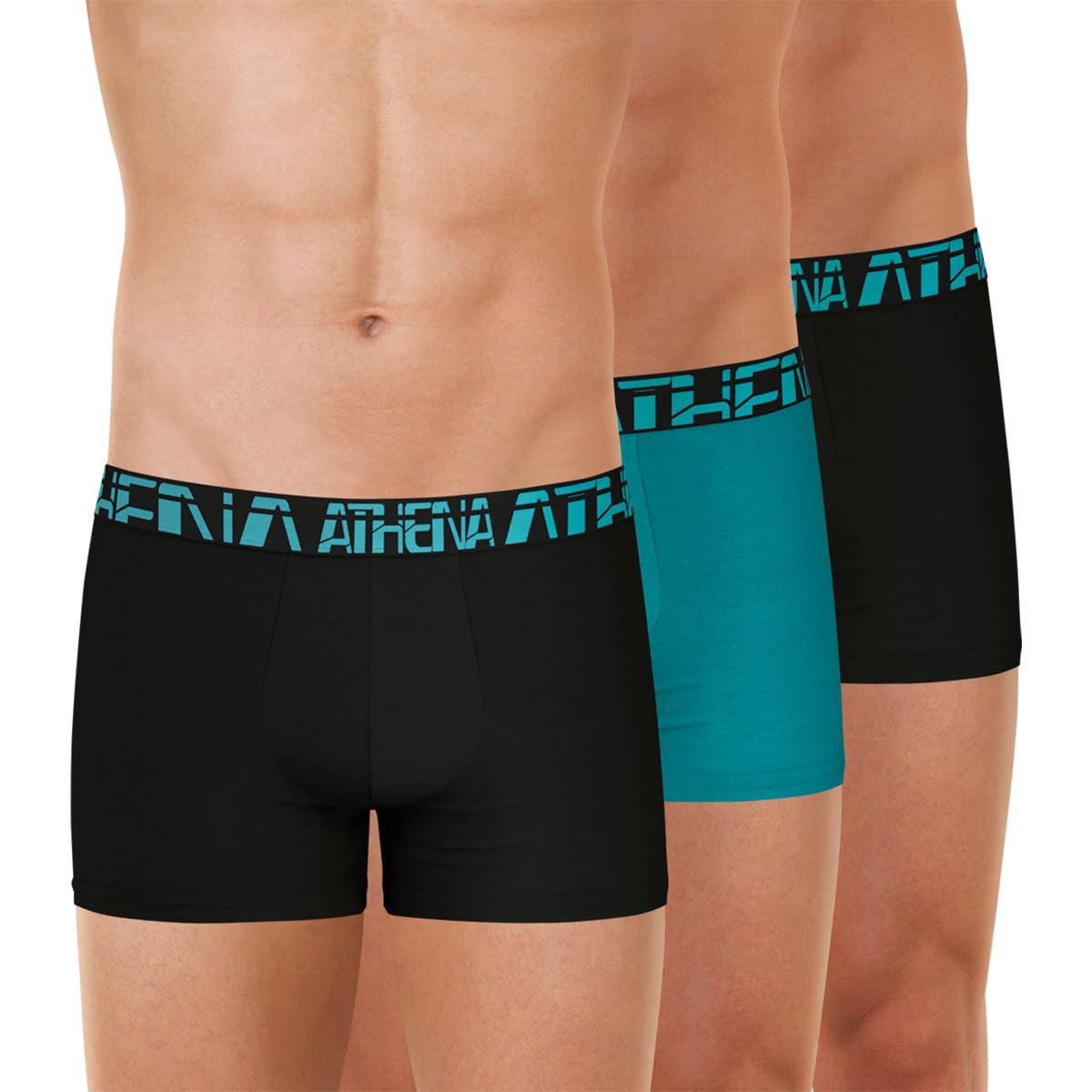 Athéna Men's MICRO Underwear, NOIR/LAC/NOIR,