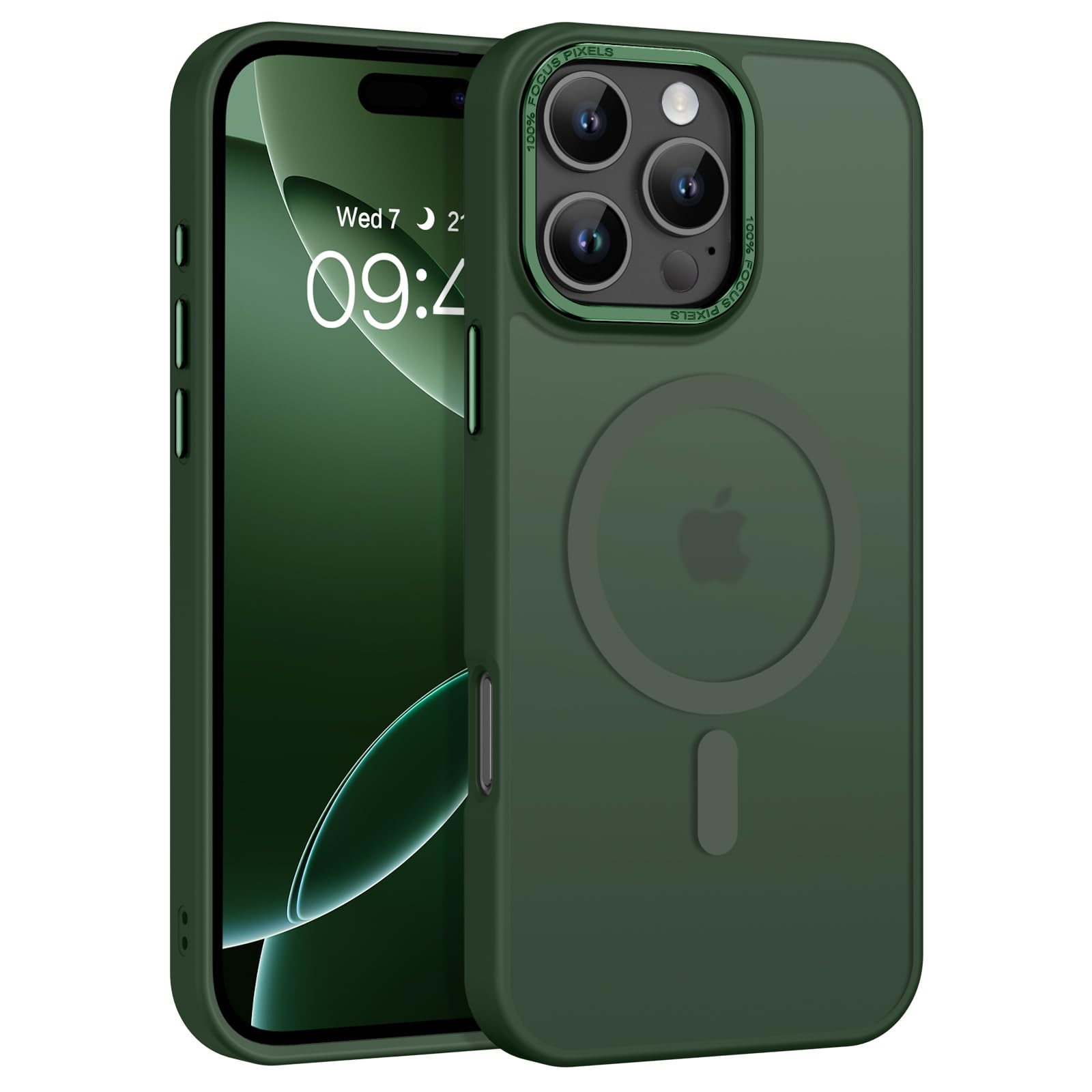 BENTOBEN for iPhone Case Full-Body Protective Case Green