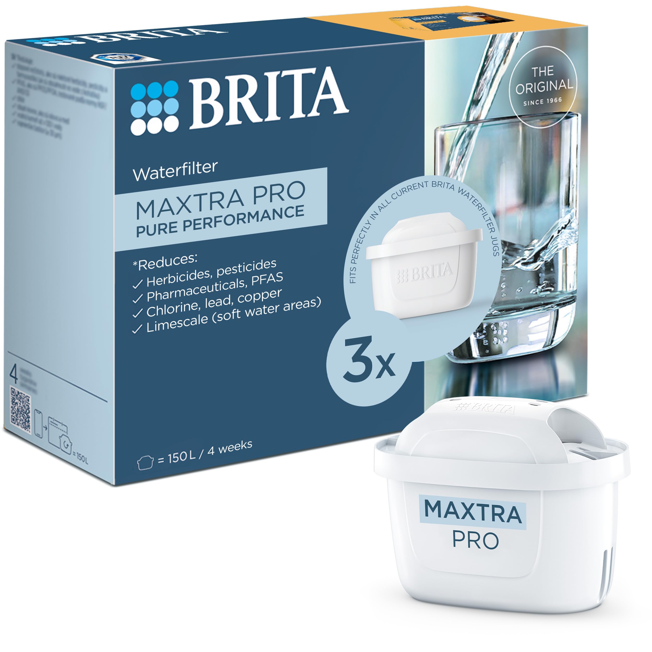 Brita Maxtra All in One Filter Cartridge, 3pcs
