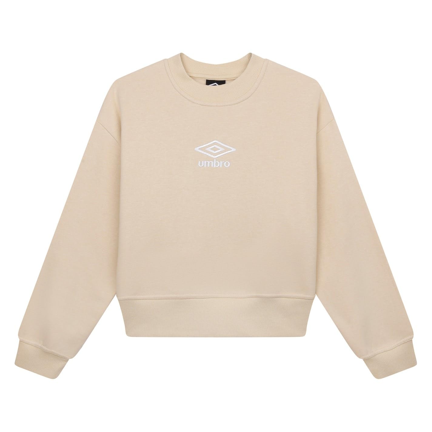Umbro Womens Sweatshirt Biscotti/White XS