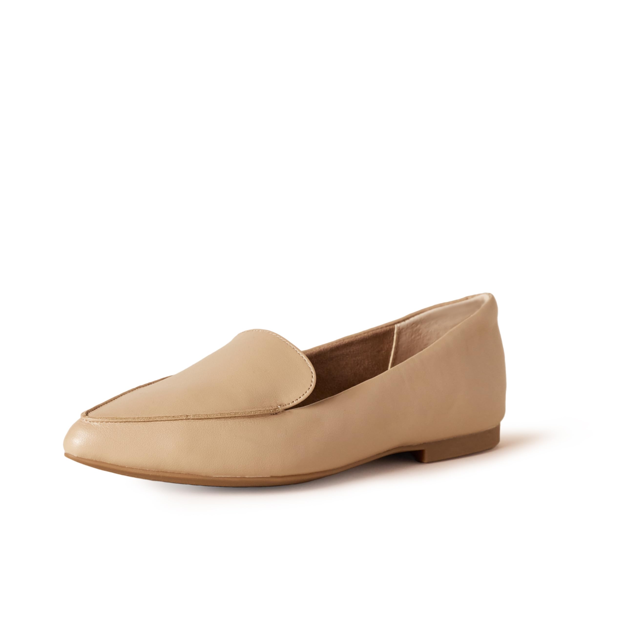 Amazon Essentials Women's Loafer Flat, Beige, 3 UK