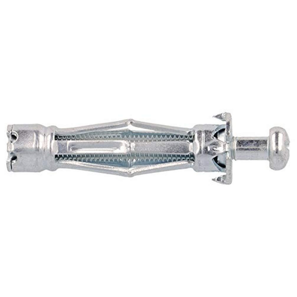 Molly M16004-XJ Metallic Chevilles with Vis m5, Grey, Set of 5 Pieces