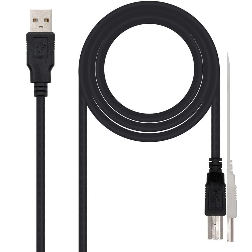 Levitantes USB 2.0 Type A to USB Type B Cable for 3 m Printer Black A/M-B/M Cable