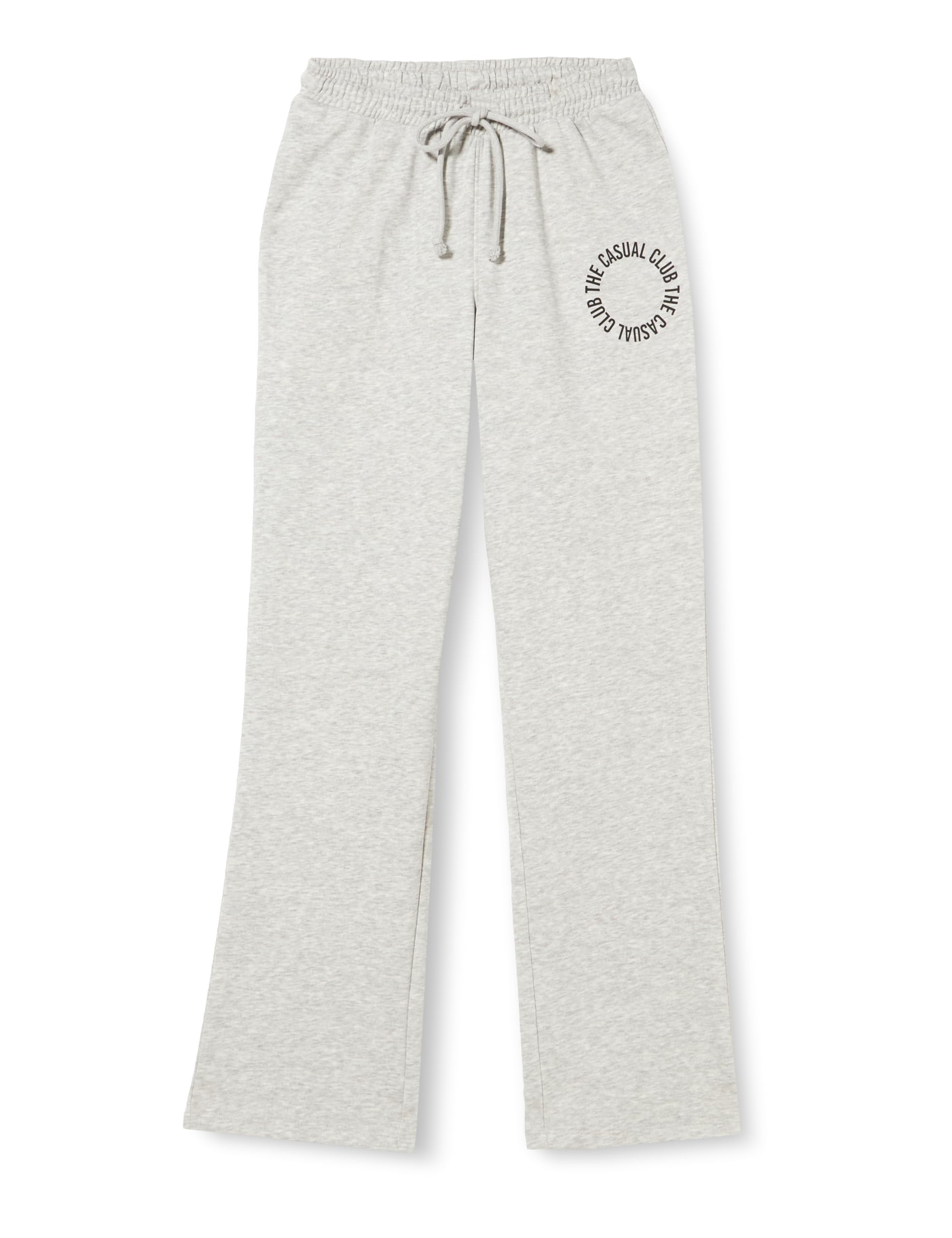 PIECES Pcjyllo Women's Wide Sweat Pants Mm Sweatpants, Light Grey Mix, XS
